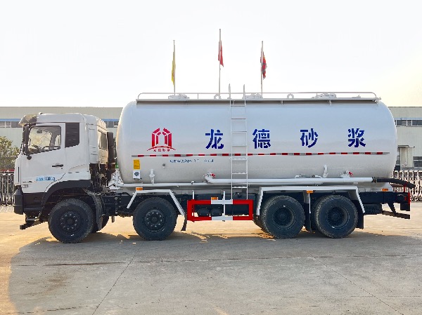 8x4东风天龙KC干混砂浆运输车|粉粒物料运输车|散装水泥罐车