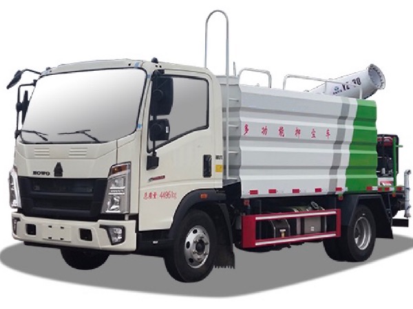 中国重汽HOWO豪沃4X2蓝牌多功能抑尘车｜绿化喷洒车|洒水车｜雾炮车