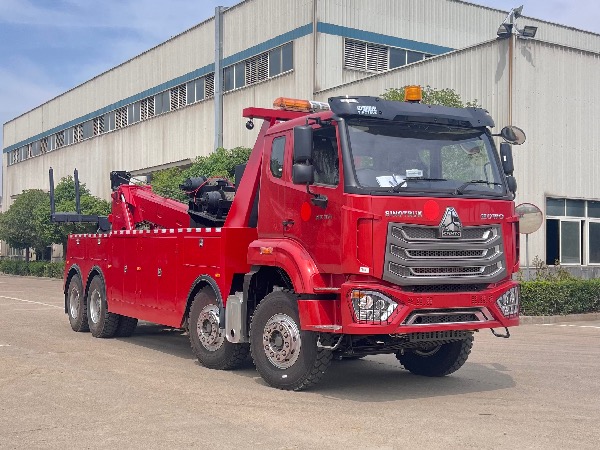 中国重汽HOWO豪沃8x4拖吊连体清障车【海外版】｜清障车｜道路救援车