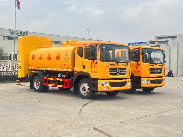 东风多利卡D9高速公路路面养护车【配100K防撞缓冲包】｜华威驰乐牌SGZ5180GPSEQ6绿化喷洒车绿化喷洒车｜防撞缓冲车