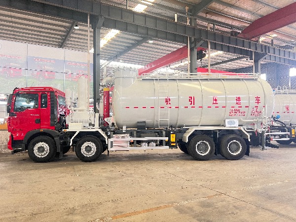 华威驰乐牌SGZ5310GXYZZ6T5吸引压送车｜中国重汽豪沃TX系列 8x4钢厂吸排车｜高温吸排车｜QLC5314GXY6吸灰车｜粉罐车