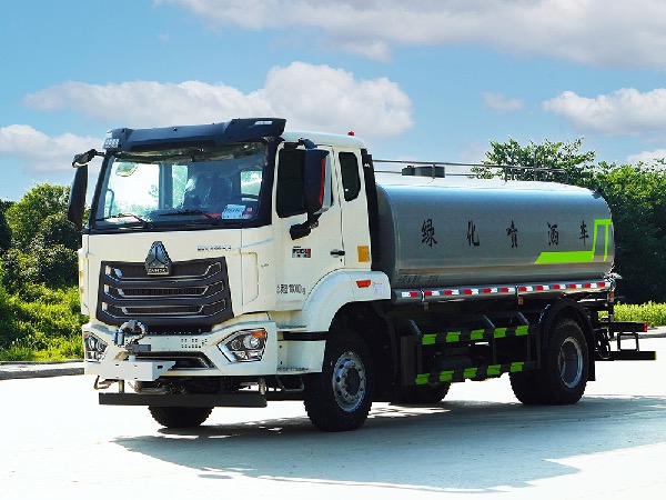 华威驰乐牌SGZ5180GSSZZ6T5洒水车｜中国重汽豪沃N系列12-15立方绿化喷洒车｜环卫洒水罐车｜多功能抑尘车