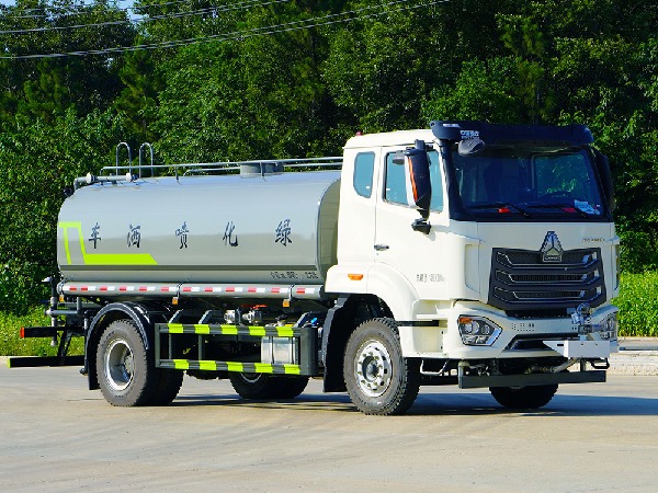 华威驰乐牌SGZ5180GSSZZ6T5洒水车｜中国重汽豪沃N系列12-15立方绿化喷洒车｜环卫洒水罐车｜多功能抑尘车