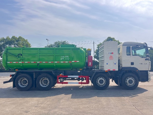 华威驰乐牌SGZ5310GWNZZBEV纯电动污泥运输车｜中国重汽豪沃TX系列纯电动EV污泥运输车｜HW-19/20环保型厢式污泥运输车