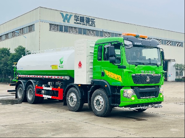 华威驰乐牌SGZ5310GPSZZBEV纯电动绿化喷洒车｜中国重汽豪沃TX纯电动新能源洒水罐车｜17-18立方绿化喷洒车